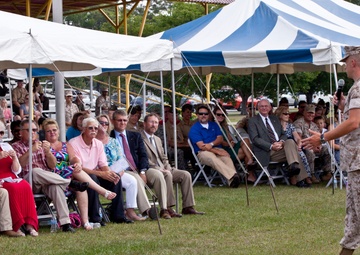 8th Com Battalion Change of Command Ceremony