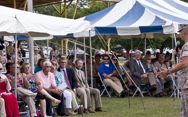 8th Com Battalion Change of Command Ceremony