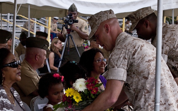 8th Com Battalion Change of Command Ceremony