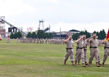8th Com Battalion Change of Command Ceremony