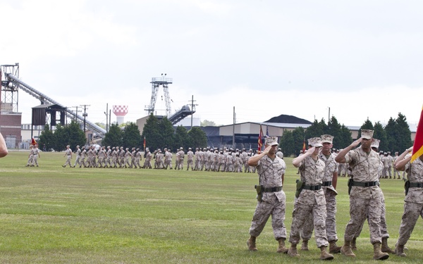 8th Com Battalion Change of Command Ceremony