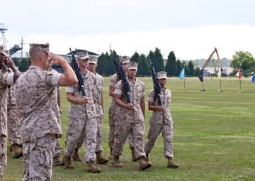 8th Com Battalion Change of Command Ceremony