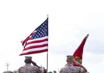 8th Com Battalion Change of Command Ceremony
