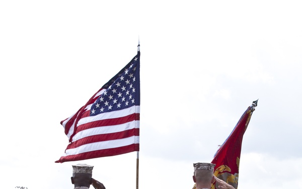 8th Com Battalion Change of Command Ceremony