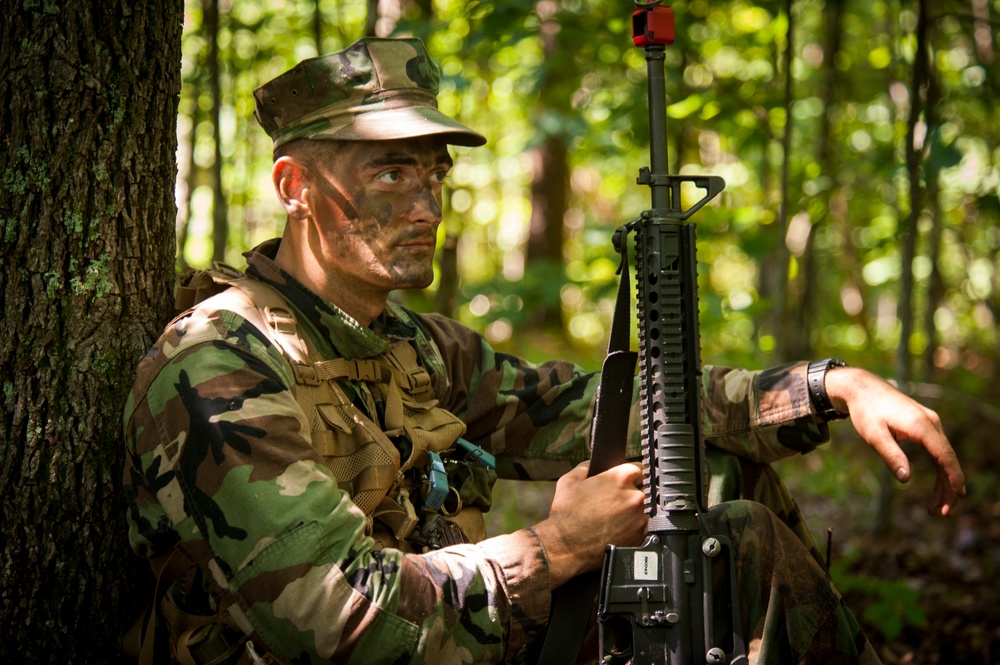U.S. Naval Academy midshipmen take on Quantico