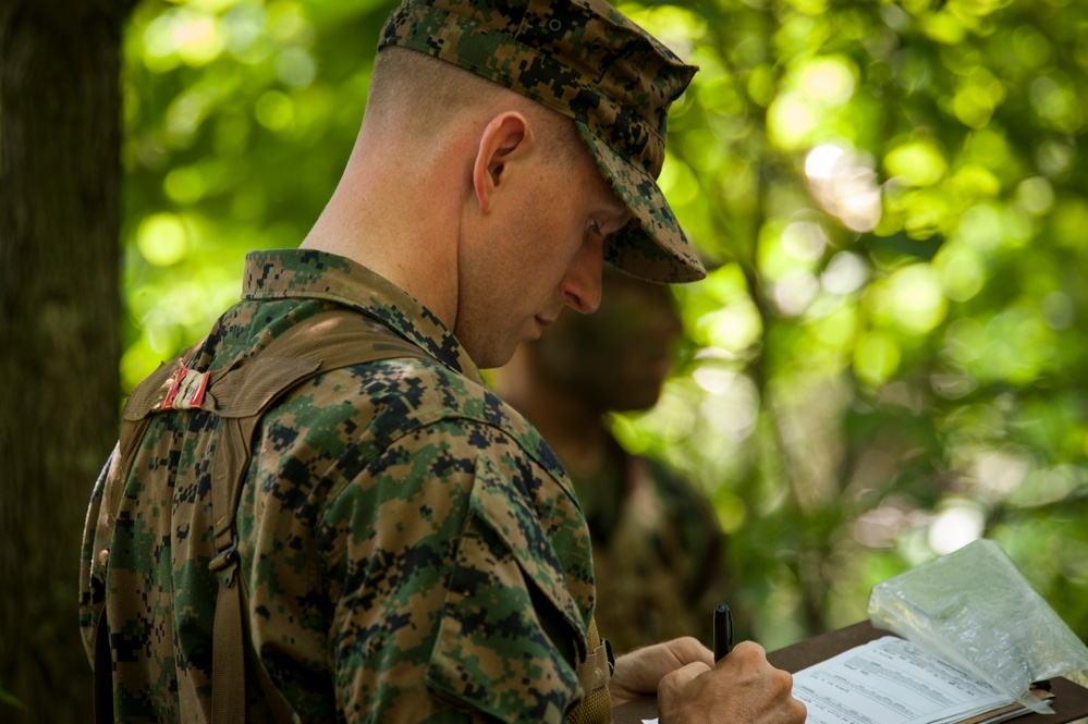 U.S. Naval Academy midshipmen take on Quantico