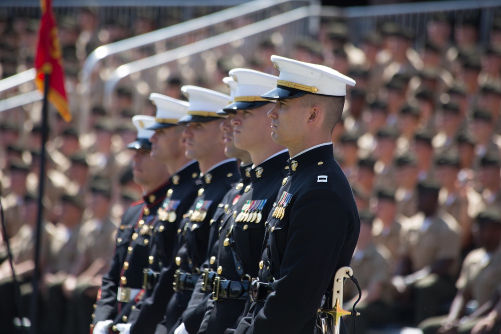 The Commandant of the Marine Corps, Gen. James F. Amos, is scheduled to present the Medal of Honor flag to Cpl. Kyle Carpenter. The ceremony will include a full parade by the President's Own Marine Band and the Commandant's Own Drum and Bugle Corps