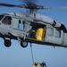 USS San Diego practices vertical replenishment