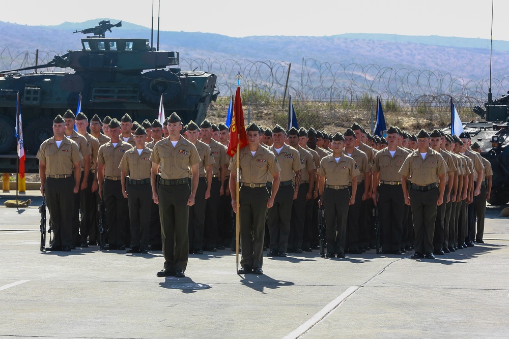 1st LAR change of command