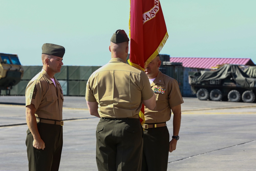 1st LAR change of command