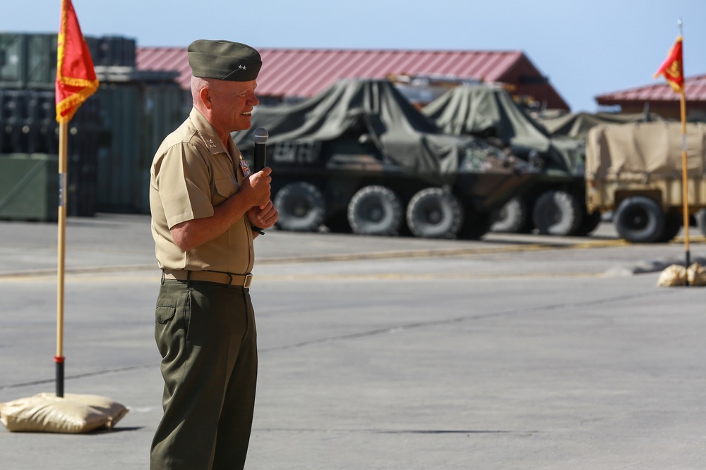 1st LAR change of command