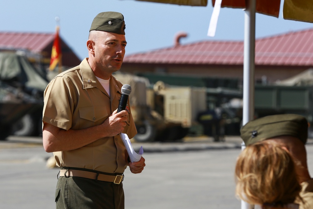 1st LAR change of command