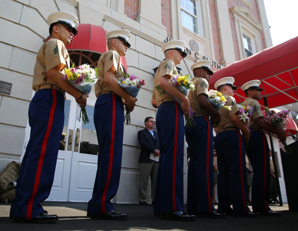 Headquarters Battalion bids farewell to commanding officer