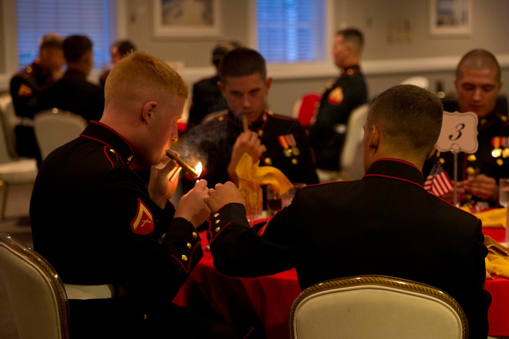 Bravo Co., 8th ESB celebrates tradition, brotherhood with mess night