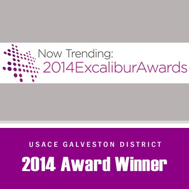 PRSA Houston recognizes USACE Galveston District with six Excalibur Awards; Awarded Grand Excalibur