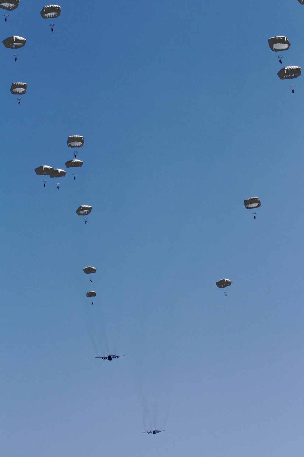 Army, Air National Guard conduct joint combat airdrop