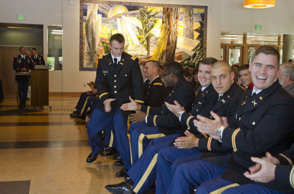 University of Oregon ROTC commissioning ceremony 2014