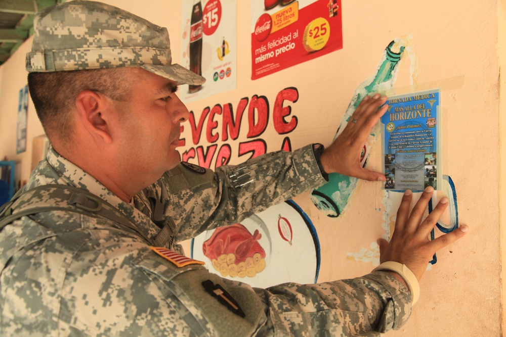 Informing local population of upcoming medical events