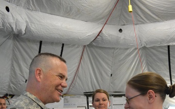 Army National Guard's acting director tours Mission Training Complex during Warfighter