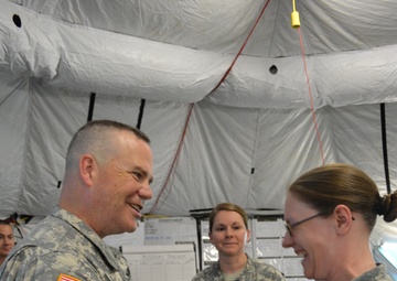 Army National Guard's acting director tours Mission Training Complex during Warfighter