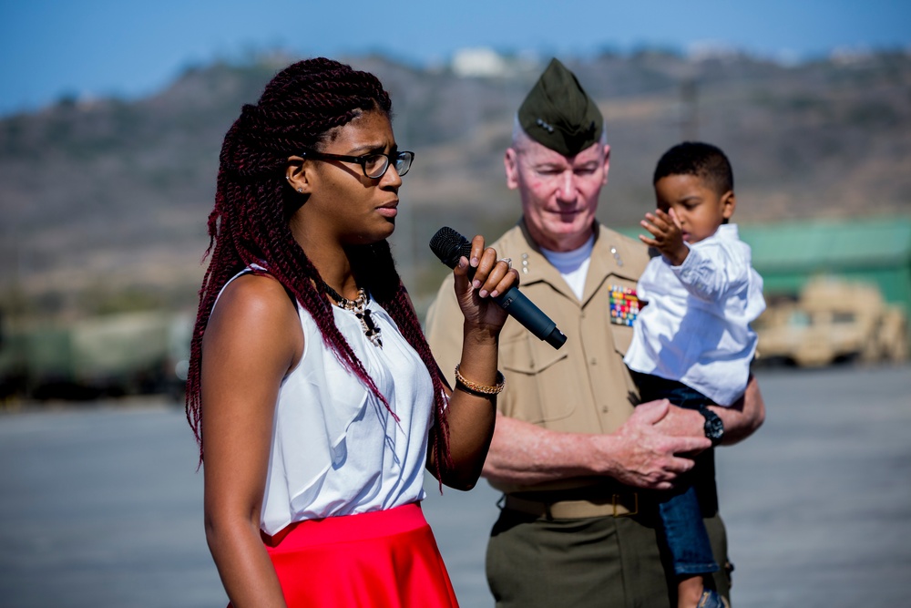 Lance Cpl. Stevens Bronze Star Ceremony