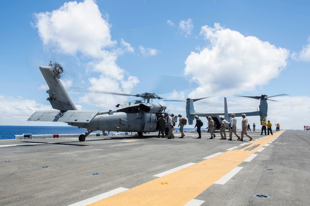 USS Peleliu operations