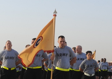 1st TSC makes trails in Kuwait