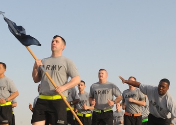 1st TSC makes trails in Kuwait