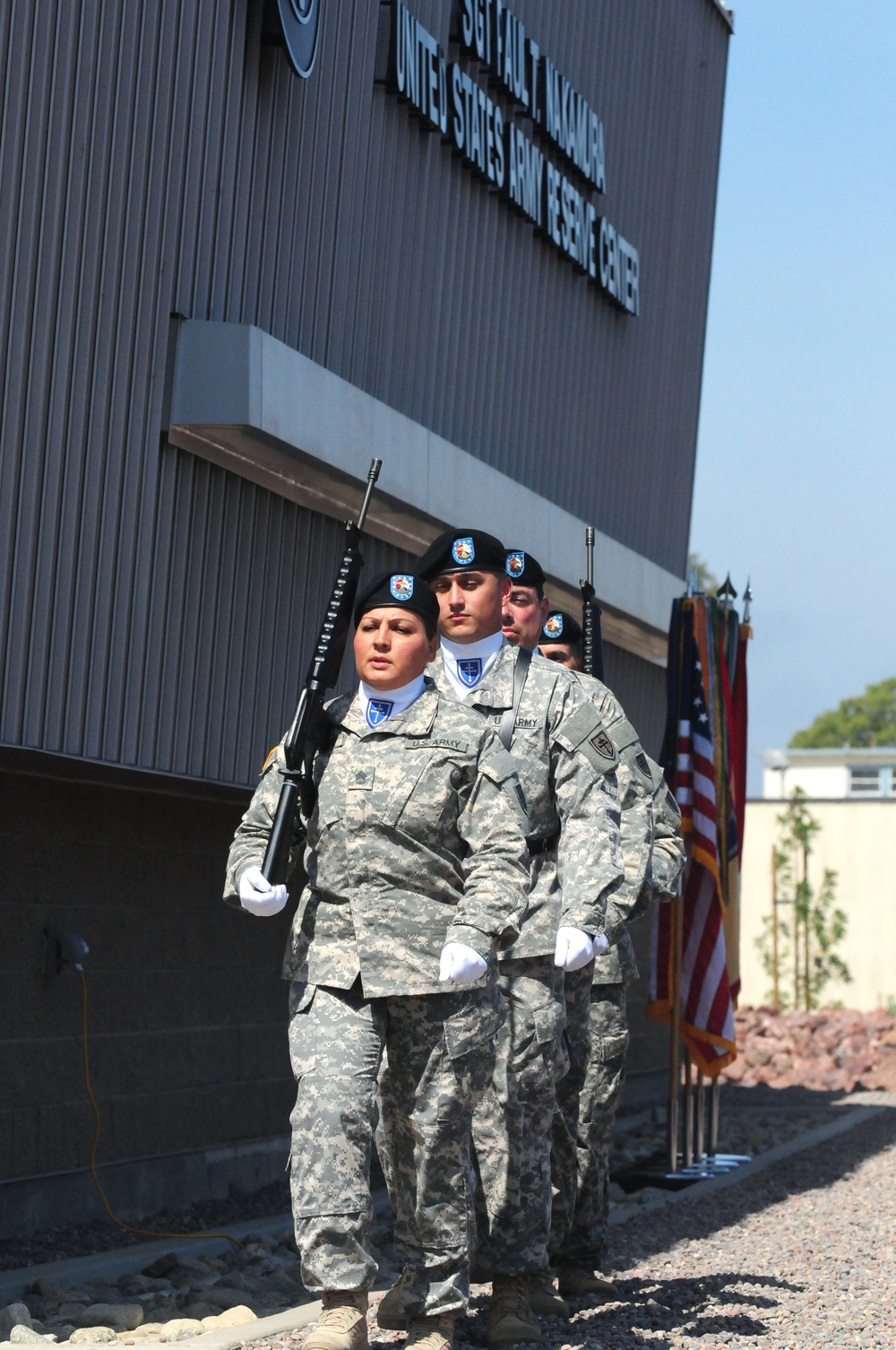 79th Support Sustainment Command building dedication