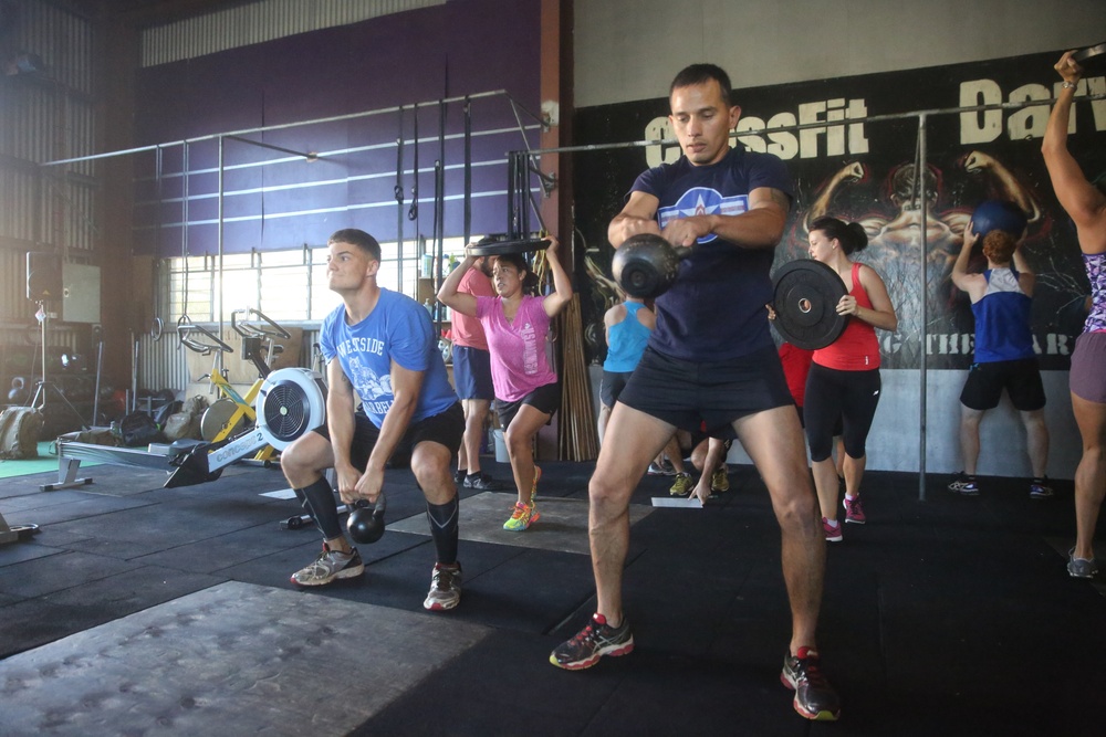MRF-D Marines participate in Cross-fit competition