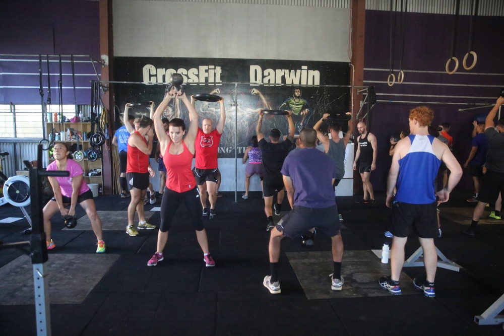 MRF-D Marines participate in Cross-fit competition