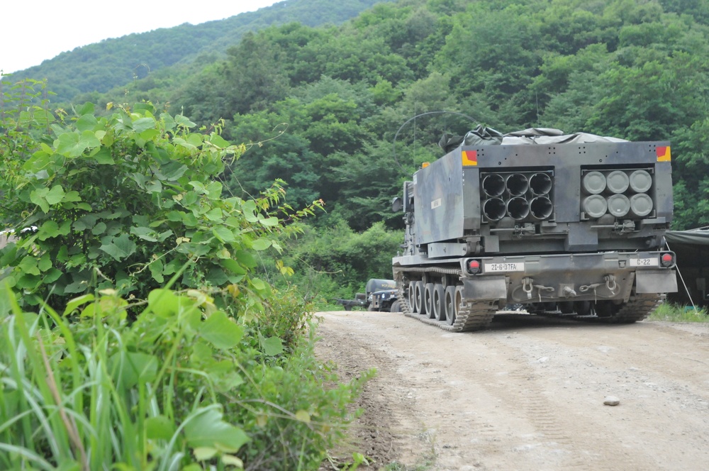 6th Battalion, 37th FA Regiment conducts live-fire exercise
