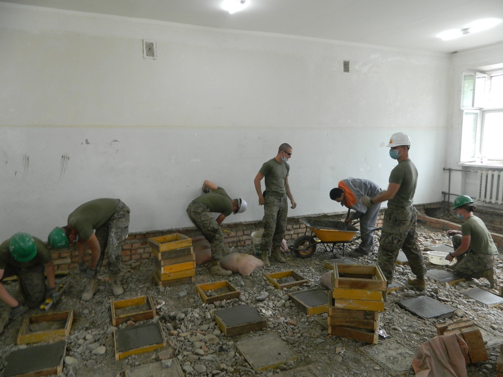 U.S. Marines renovate Mongolian kindergarten for Exercise Khaan Quest 2014