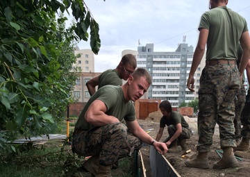 U.S. Marines renovate Mongolian kindergarten for Exercise Khaan Quest 2014