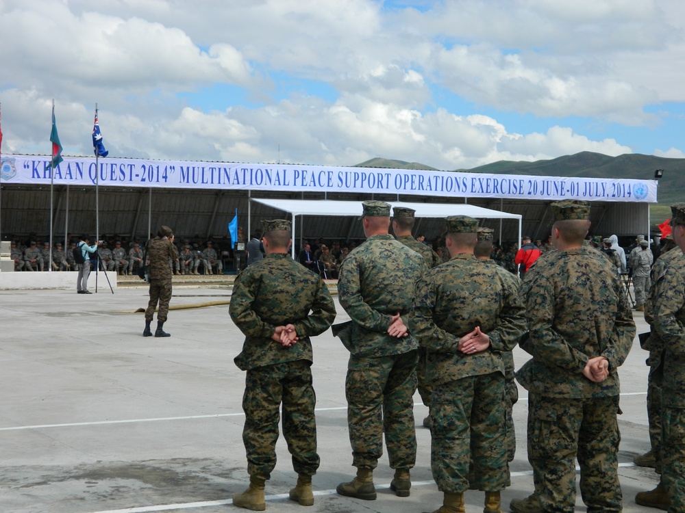 Opening ceremony marks the commencement of Exercise Khaan Quest 2014