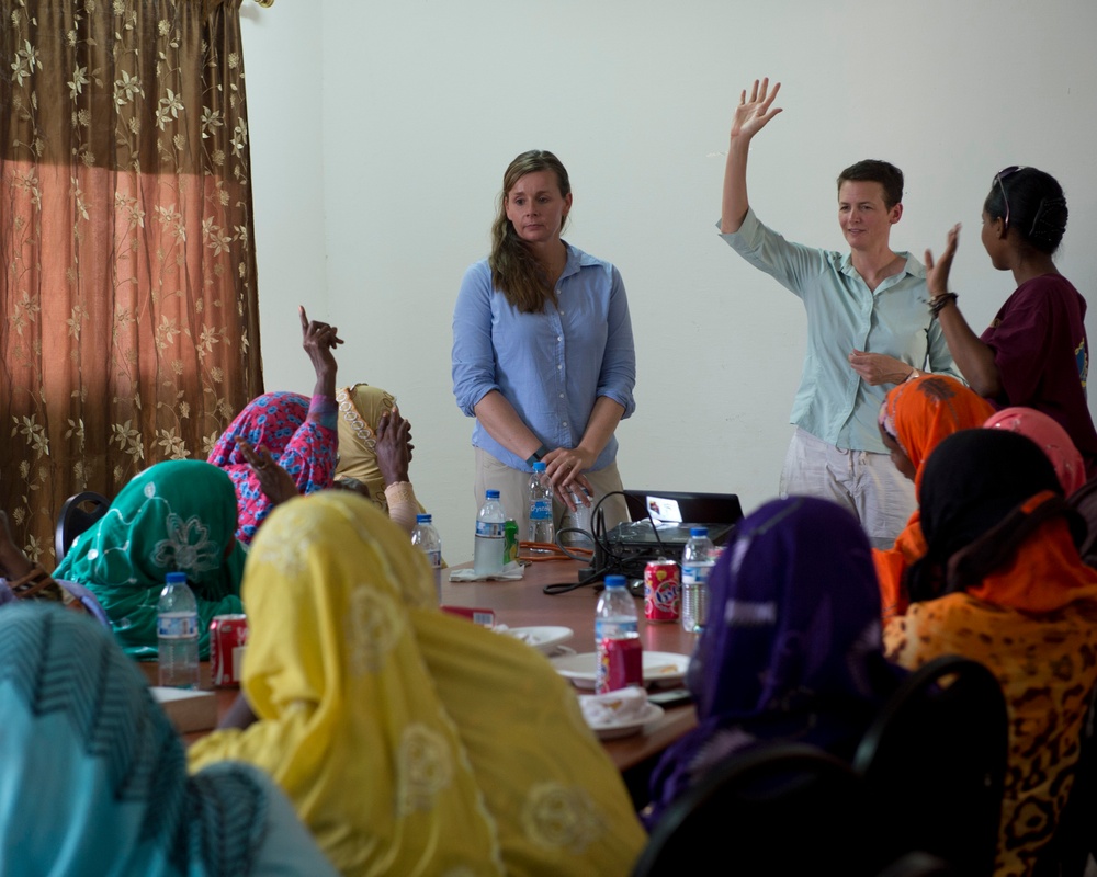 Tadjoura, Ali Sabieh Region Women, CJTF-HOA share health practices