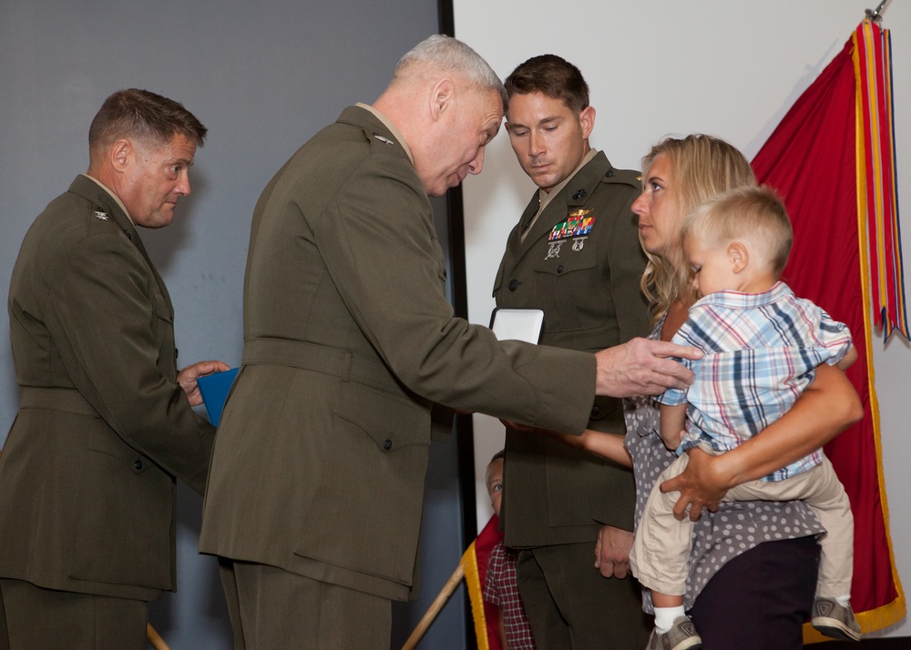 Posthumous Navy Cross Ceremony for GySgt Jonathan Gifford