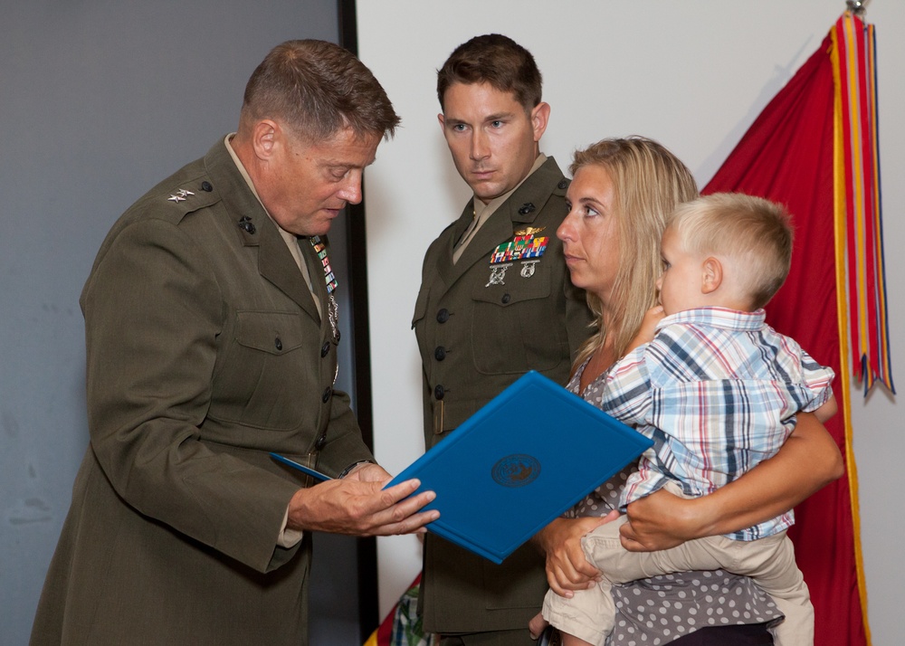 Posthumous Navy Cross Ceremony for GySgt Jonathan Gifford