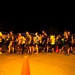 United States service members at Camp Lemonnier, Djibouti, participate in a Super Hero 5K