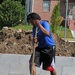 Lincoln Sailors lay ground work for families in need
