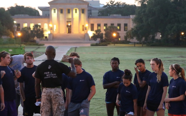 Marines Provide Leadership Training for LSU