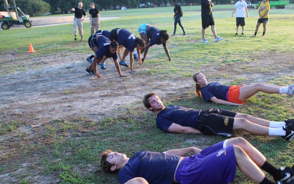 Marines Provide Leadership Training for LSU
