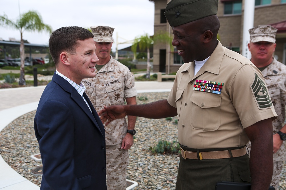MoH Cpl. Carpenter Visits Camp Pendleton