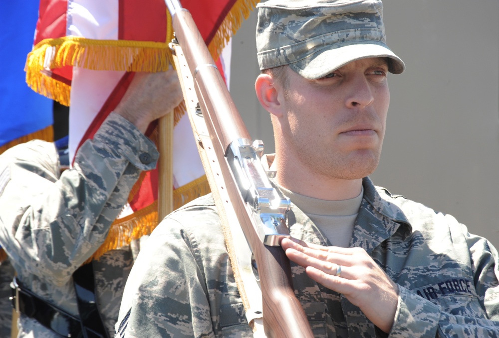 Base Honor Guard Training