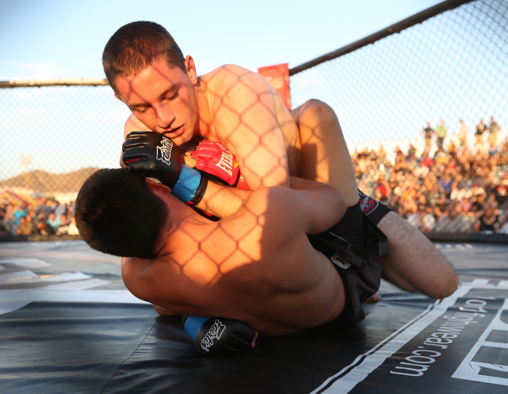 Mixed-martial arts fights heat up Combat Center