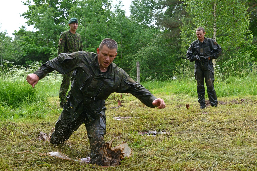 173rd Airborne Brigade participates in Iron Wolf competition in Lithuania