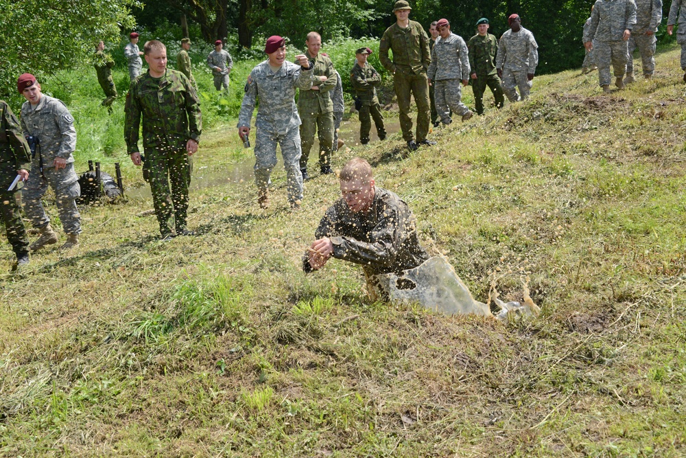 173rd Airborne Brigade participates in Iron Wolf competition in Lithuania