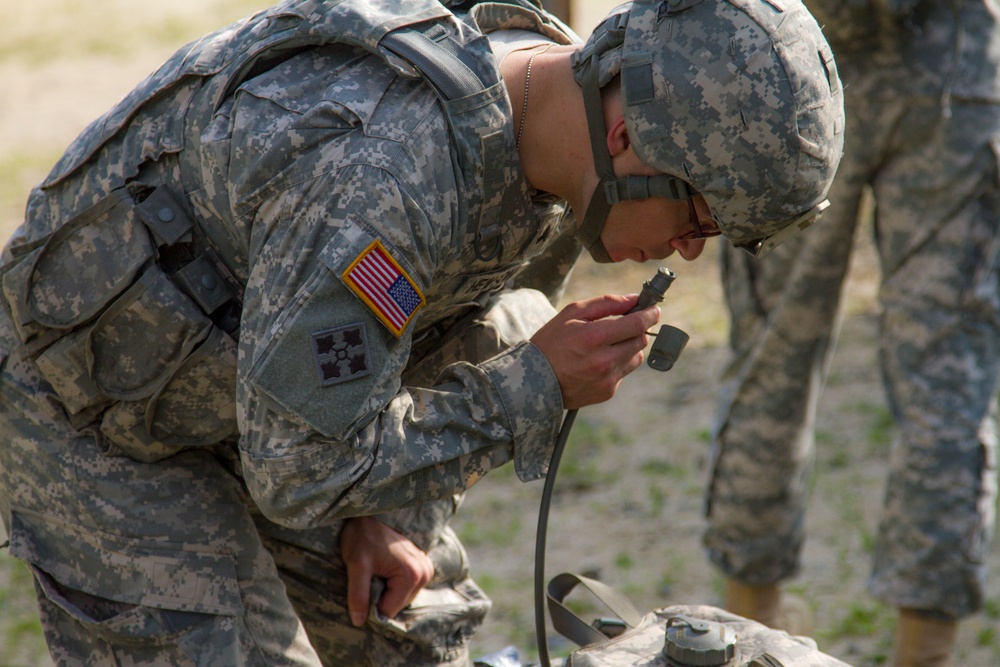 2014 Army Reserve Best Warrior Competition - 9 mm qualification range