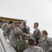 Soldiers arrive in Mongolia for Khaan Quest 2014