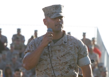Medal of Honor recipient attends MCAS Miramar, 3rd MAW evening colors ceremony